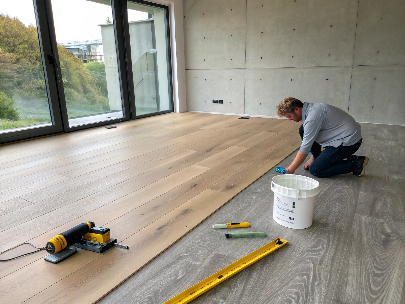 Hardwood flooring installation, example design inspiration